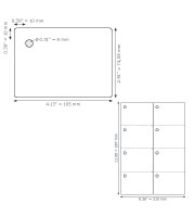 Tag Size: 2.91&Prime; x 4.13&Prime;